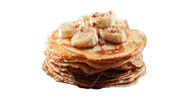 pancake-honey-banana-walnuts